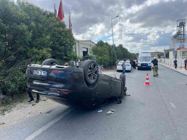 Fabrikadan çıkan kamyon nedeniyle kaza yaptı