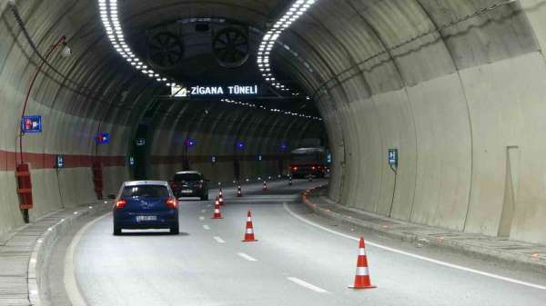 Yeni Zigana Tüneli'ni açıldığı günden bu yana 1 milyonun üzerinde araç kullandı