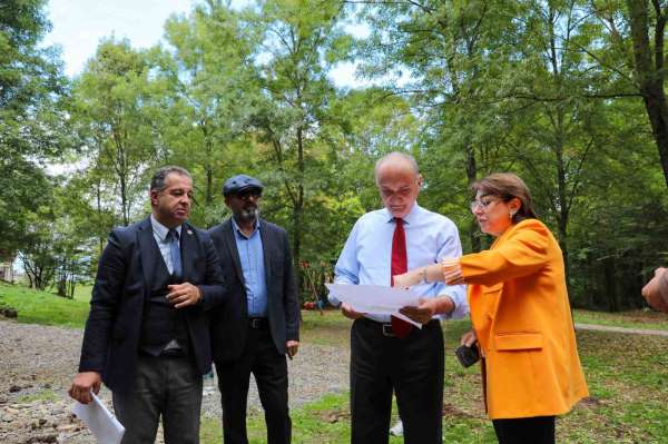 Düzce'de doğa korunuyor, turizme kazandırılıyor: 19 adet bungalov yapılmaya başlandı