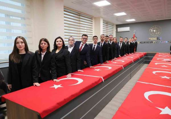 Denizli Gençlik Spor İl Müdürlüğünde 43 personel kadroya geçti