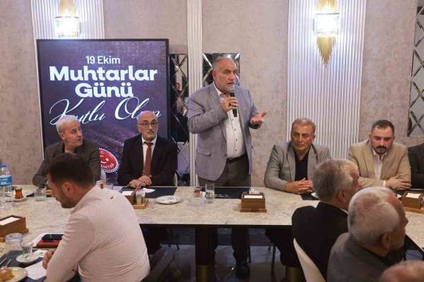 Sandıkçı'dan muhtarlara Muhtarlar Günü jesti