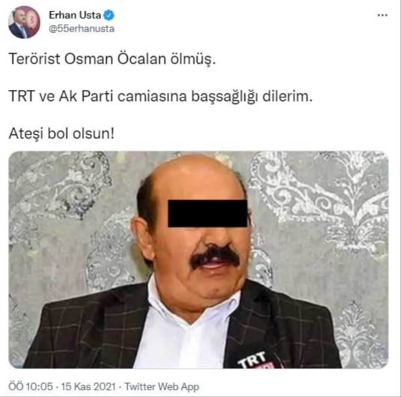 Erhan Usta'dan AK Partililere ağır gönderme