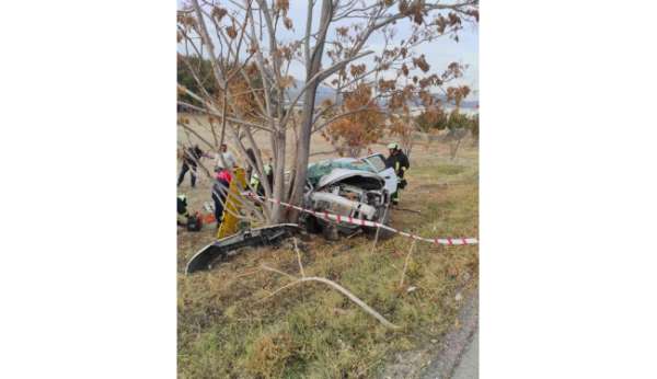 Köpeğe çarpmamak için kaza yapan otomobildeki kadın hayatını kaybetti