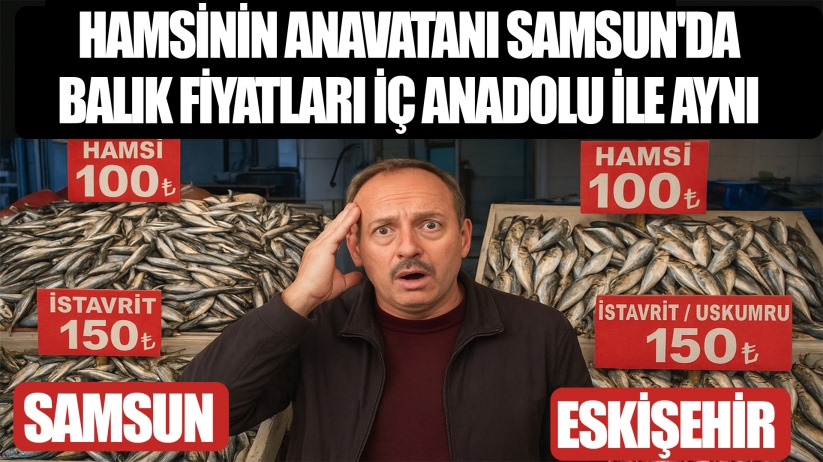 Eskişehir'de Hamsi Fiyatları Samsunla Aynı 