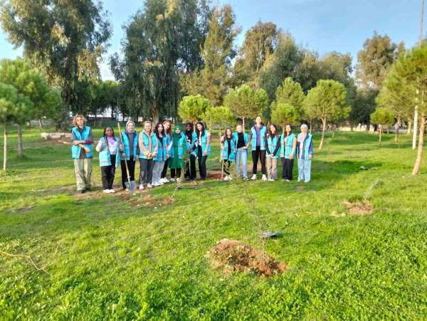 Üniversite öğrencileri yaşadıkları yurtları güzelleştirdi