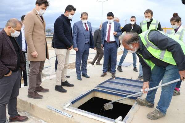 Alaşehir AAT'de arıtılan atıksu içme suyu berraklığına getiriliyor