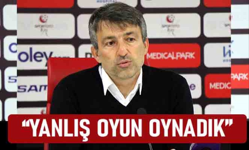Reha Kemal Erginer: 'Samsunspor 10 kişi kaldıktan sonra yanlış oyun oynadık'