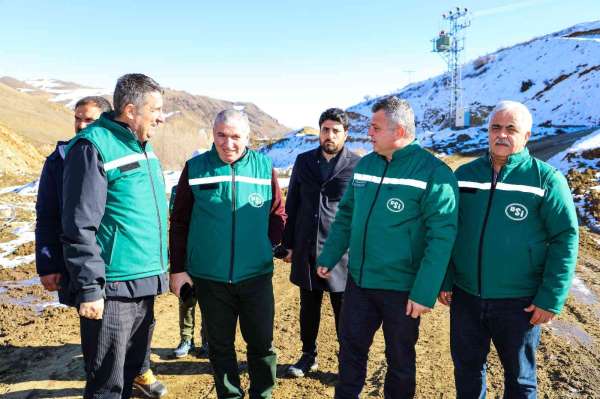 Bölge Müdürü Yavuz; Narman Şehitler Barajında incelemede bulundu