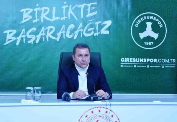 Hakan Karaahmet: 'Tek derdimiz Giresunspor Süper Lig'de kalıcı olsun'