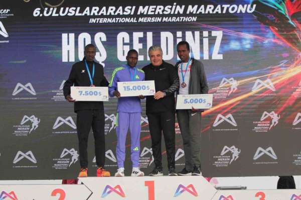 6. Uluslararası Mersin Maratonu'nda ödüller sahiplerini buldu