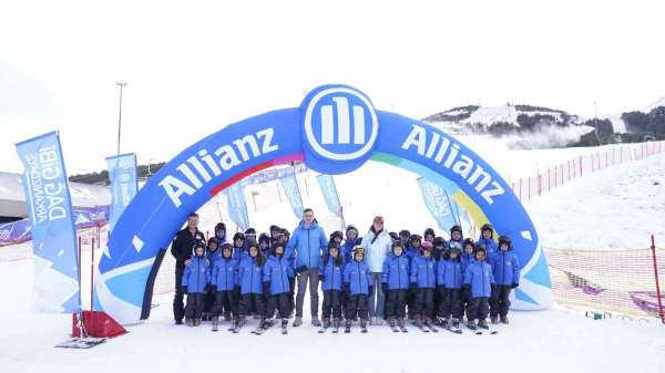 Allianz Türkiye 'Dağ Gibi Arkanızdayız' projesiyle Palandöken'de kız çocuklarını kayak sporuyla tanıştırdı