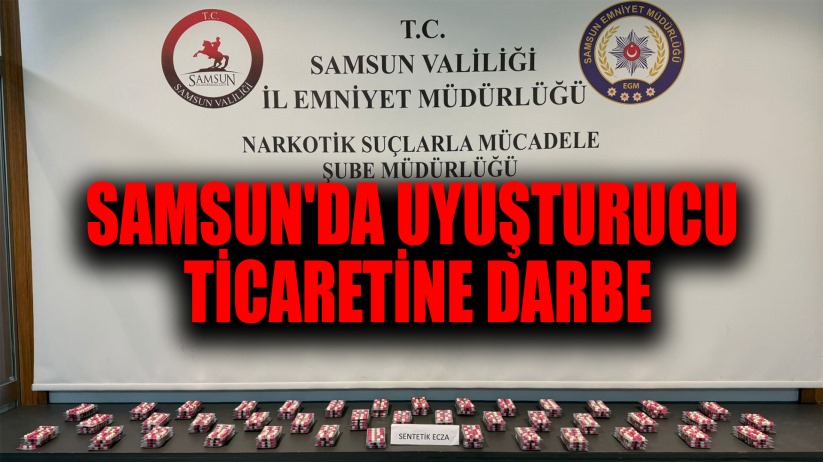 Samsun'da uyuşturucu ticaretine darbe: 7 şüpheli yakalandı