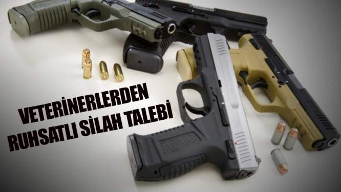 Veterinerlerden ruhsatlı silah talebi