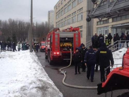 Kiev'de Türk öğrencilerin ağırlıklı olduğu üniversitede yangın çıktı