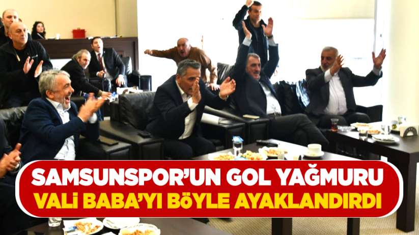 Samsunspor'un gol yağmuru Osman Kaymak'ı ayaklandırdı
