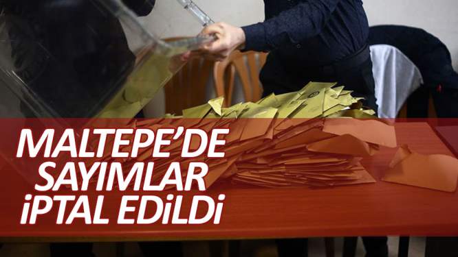 Sayımlar iptal edildi
