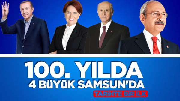 Parti genel başkanları Samsun'da toplanıyor