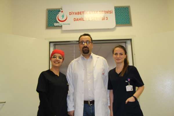 Diyabetik ayak tedavisinde dünya ile yarışan merkez 