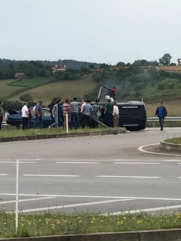 Sinop'ta trafik kazası: 5 yaralı 