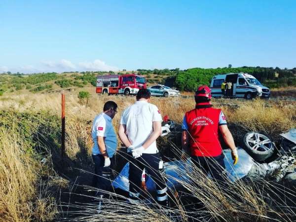 Balıkesir'de trafik kazasında 1 kişi ölü 3 kişi yaralandı 