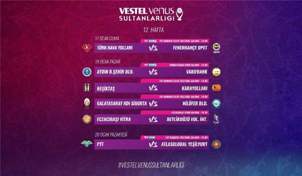 Vestel Venus Sultanlar Ligi’nde 2. devre heyecanı yarın başlayacak 
