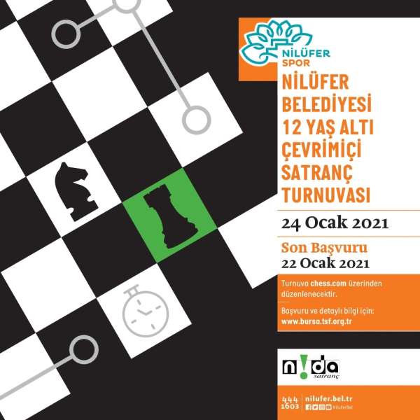 Nilüfer'de satranç heyecanı başlıyor 