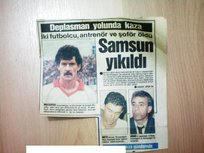 Samsunspor'un 20 Ocak 1989 Kazası İstanbul'da Anılacak