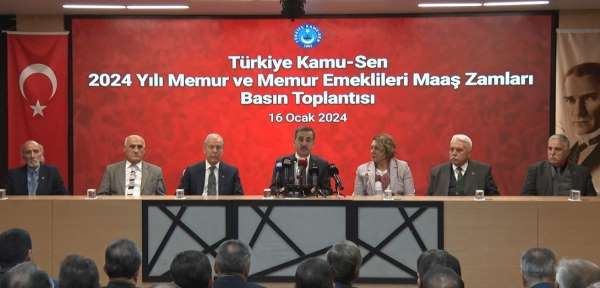 Türkiye Kamu-Sen Genel Başkanı Kahveci: 'İlave ek ödeme tutarı emekli maaşlarına dahil edilsin'