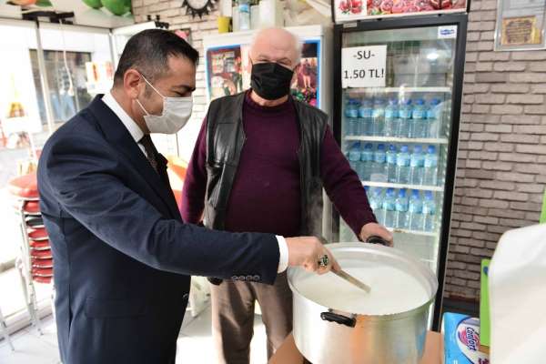 DTO Başkanı Erdoğan, ekibiyle birlikte Acıpayam'a çıkartma yaptı