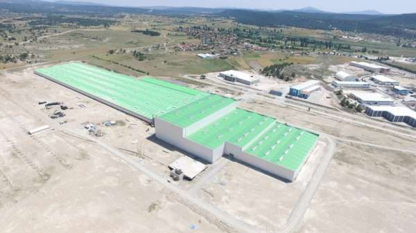 Seramik fabrikasında Assan Panel imzası