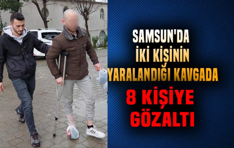 Silahla yaralamaya 8 gözaltı