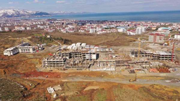 Ordu Şehir Hastanesi'nin yüzde 28'i tamamlandı