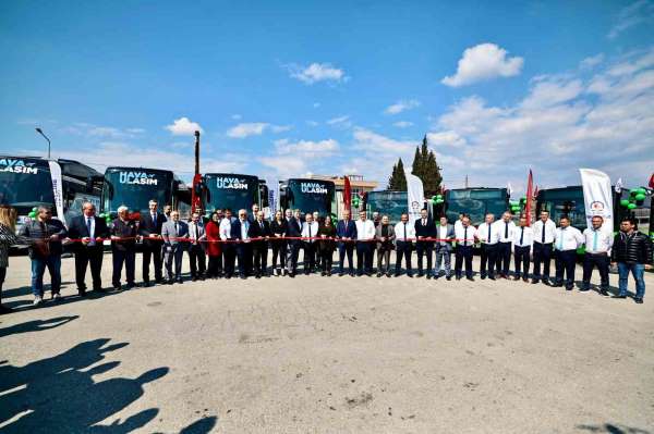 Denizli'nib ulaşım filosuna 23 yeni otobüs ile sayı 291'e çıktı