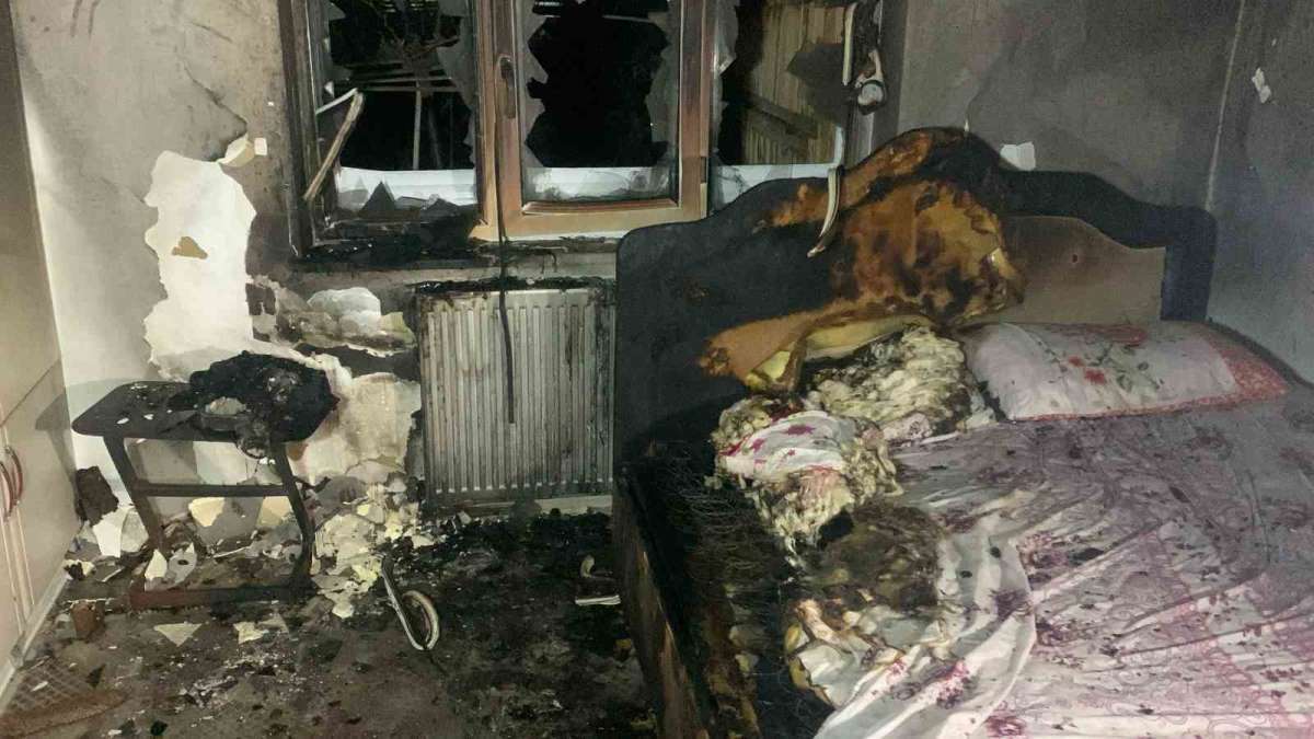 Karaman'da müstakil eve iftar saatinde molotoflu saldırı