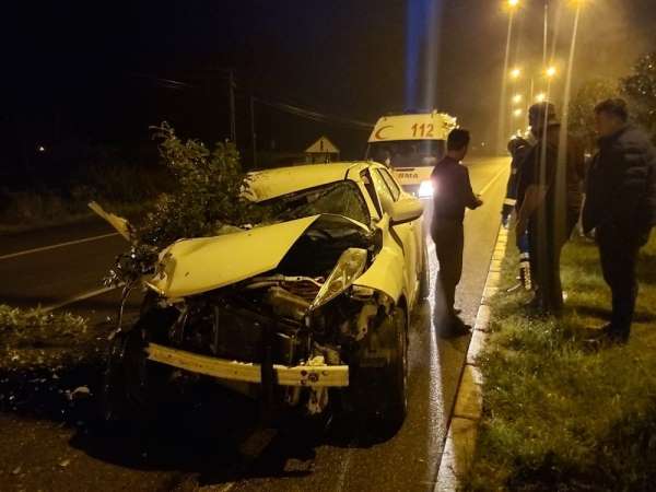 Cip tıra arkadan çarptı: 1 yaralı