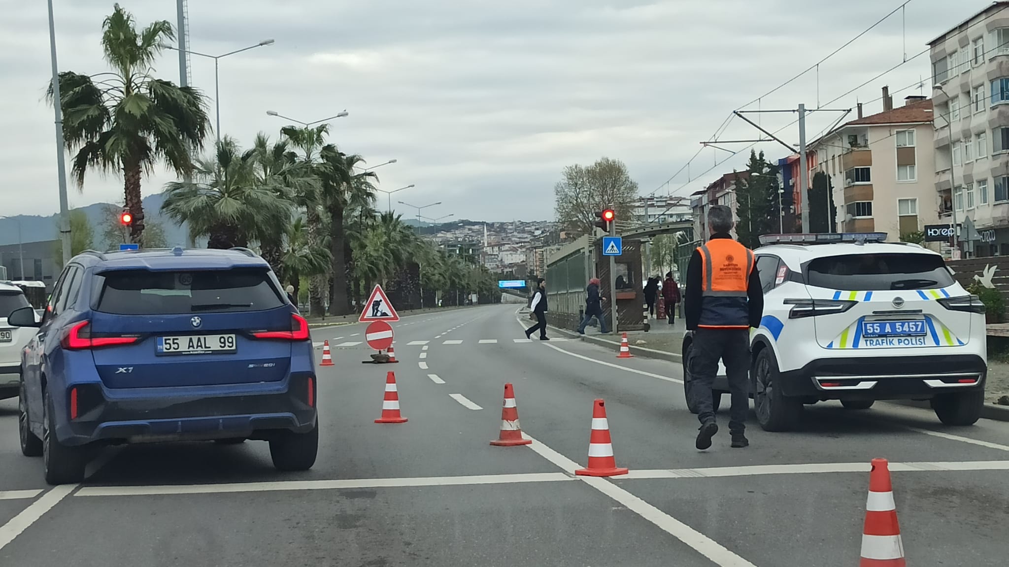 Samsunlulara trafik şoku