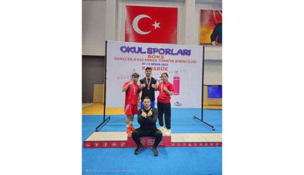 Aydınlı sporculardan Türkiye Şampiyonası'nda 3 altın madalya