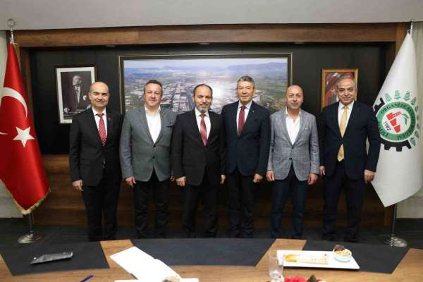 Denizli OSB Başkanı Baltalı, PAÜ Rektörü Güngör'ü ağırladı