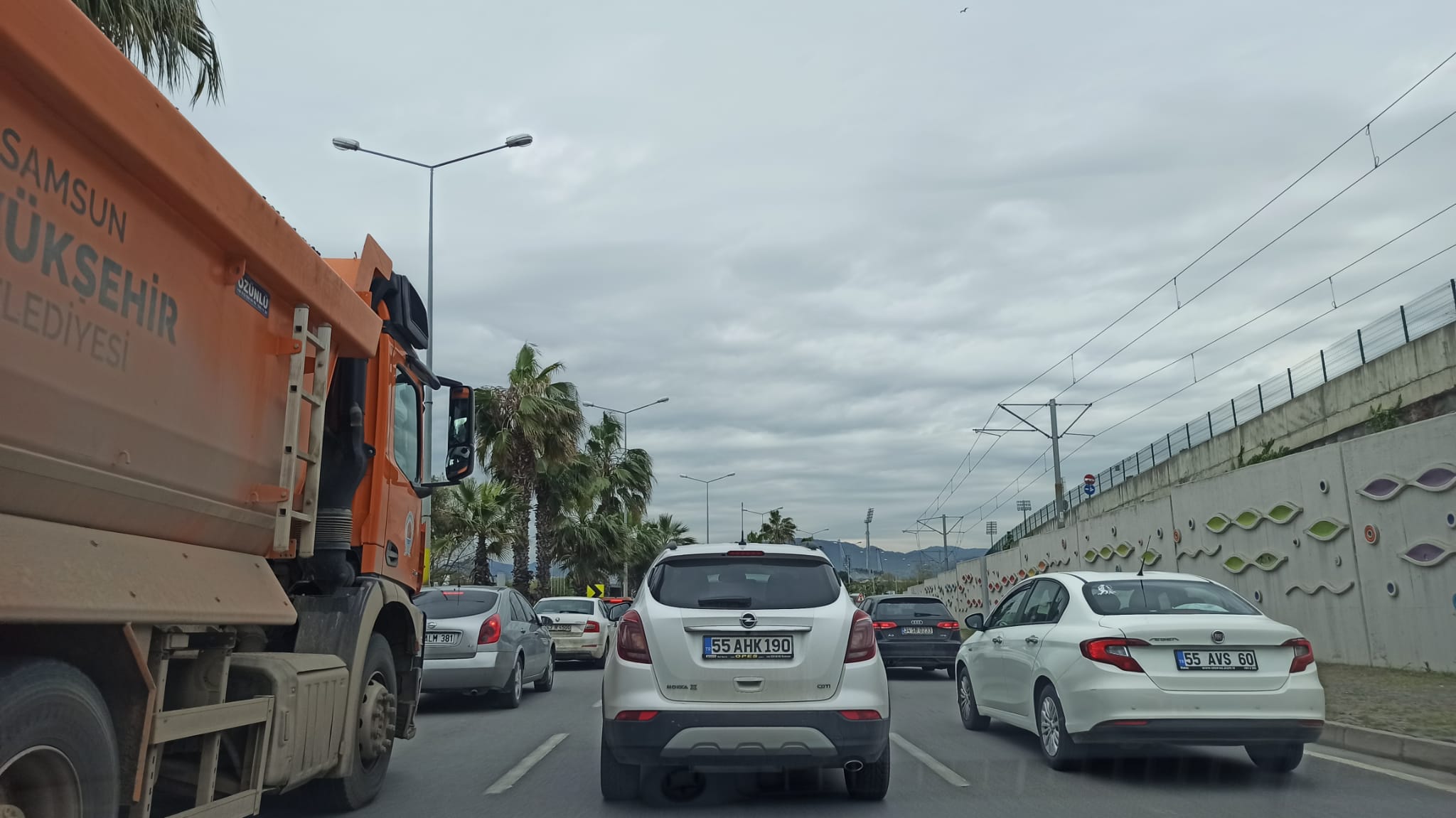 Samsunlulara trafik şoku