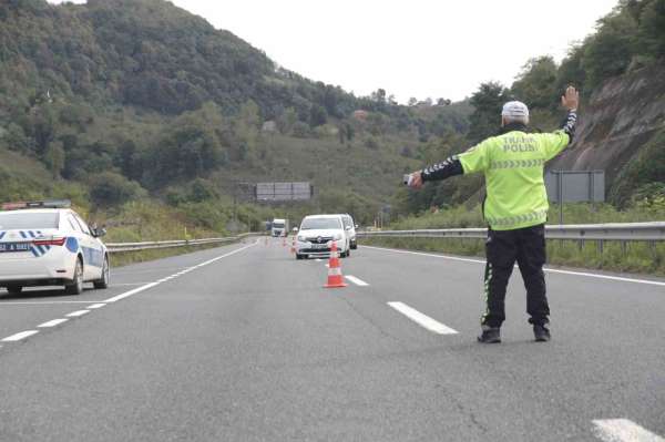 Ordu'da bir haftada yaklaşık 16 bin araç ve sürücüsü denetlendi