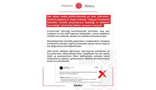 Dezenformasyonla Mücadele Merkezi'nden lisedeki saldırıda 'delillerin karartıldığı' iddiasına yalanlama