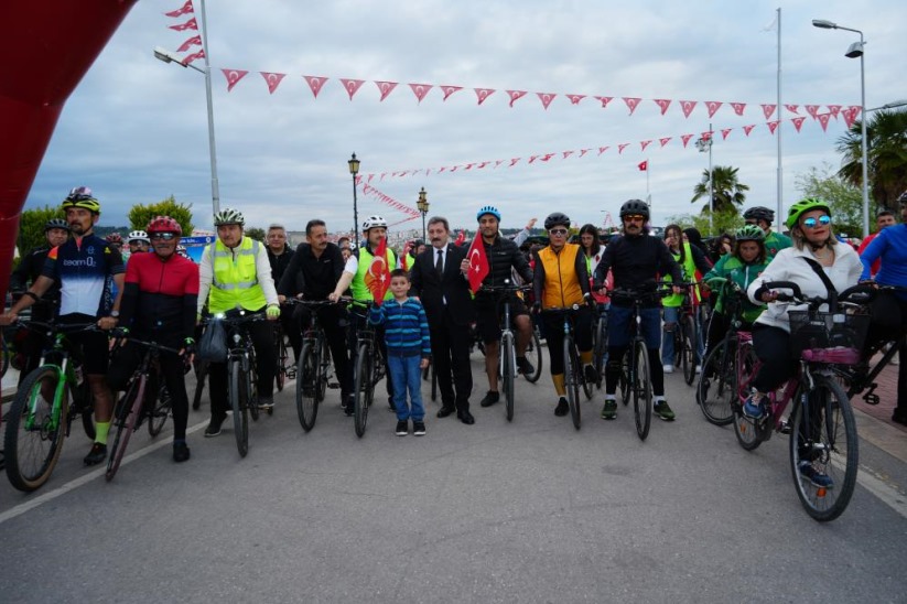 Samsun'da 19 Mayıs Bisiklet Turu