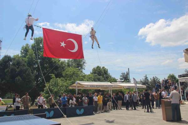 BUÜ Spor Festivali'nde öğrenciler hünerlerini sergiledi