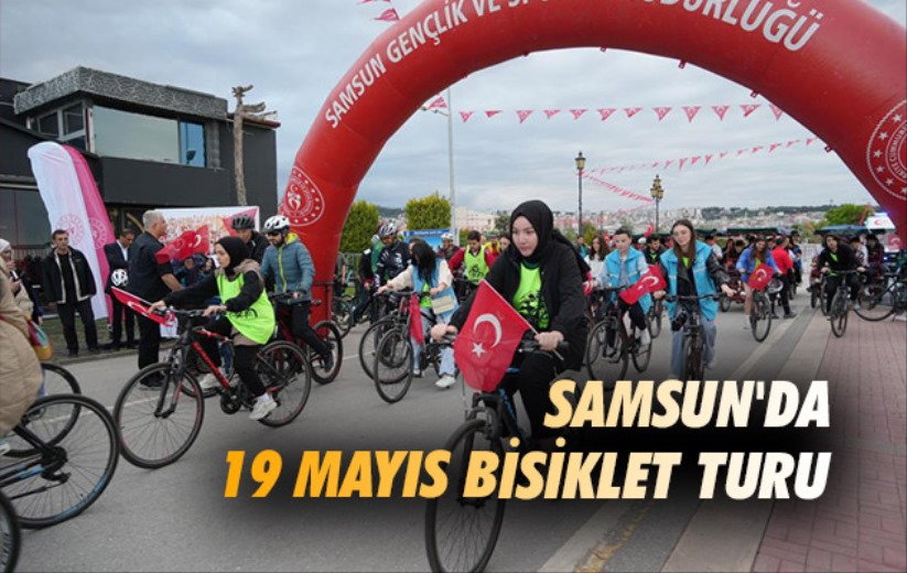 Samsun'da 19 Mayıs Bisiklet Turu