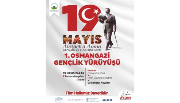 Haluk Levent'in katılımıyla 'Osmangazi Gençlik Yürüyüşü'