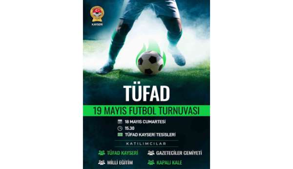 TÜFAD'dan 19 Mayıs Futbol Turnuvası