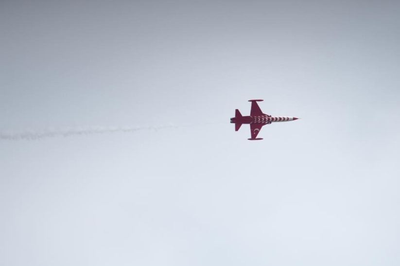 SOLOTÜRK ve Türk Yıldızları'ndan Samsun'da çevre tanıma uçuşu
