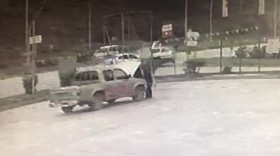 Amasya'da iki otomobil kavşakta çarpıştı: Kaza anı kamerada