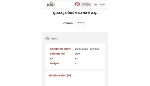 Çemas Şirketi'nden toplu işçi çıkarma kararı