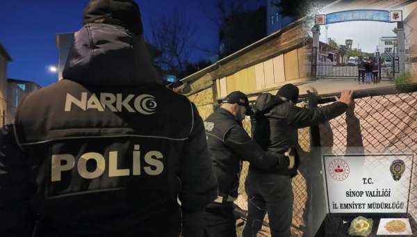 Sinop'ta uyuşturucu ve sahte para operasyonu: 3 tutuklama, 1 gözaltı